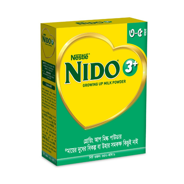 NIDO 3+ FORTIFIED BIB 350GM
